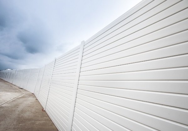 White Vinyl Upvc Fencing Panel 1825mm x 300mm - Image 3
