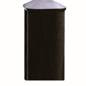 Black Ash Pvc Composite Fencing Post 2440mm