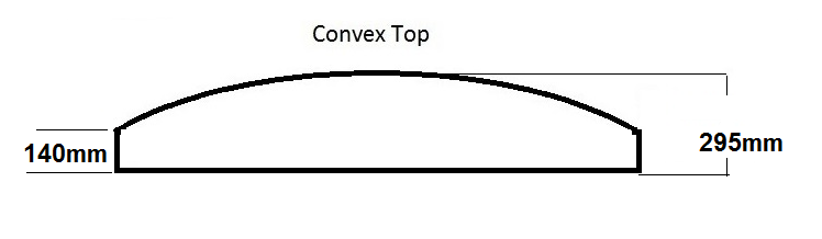 Carbon Grey Upvc-Convex Fencing Panel 1828mm Wide - Image 2