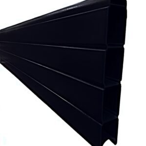 Black Ash Pvc Composite Fencing