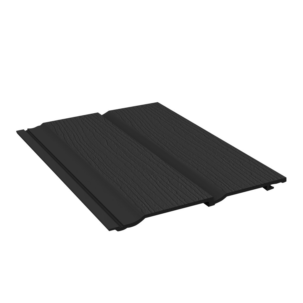 Anthracite Grey Durasid External Embossed Double Cladding-333mm x 5m - Image 2