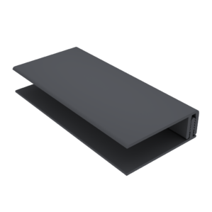 Anthracite Grey Cladding 2-Part Upvc Edge Trim x 3m
