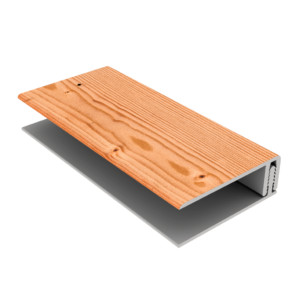 Siberian Larch-2-Part Edge Trim Upvc-3m