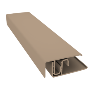 Barnwood Grey-Aluminium-2-Part Edge Trim-3m