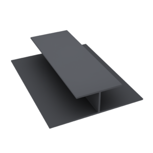 Anthracite Grey Cladding Upvc Jointing Trim-3m