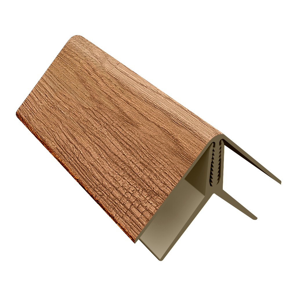 Woodland Oak-2-Part Internal / External Corner Trim-Upvc-3m
