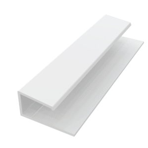 White Upvc Cladding-Universal Edge Trim x 3m