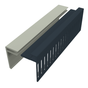 Misty Grey Fortex 2 Part Multi-Vent Trim