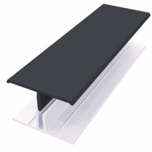 Anthracite Grey External Cladding H/Jointing Trim 3mtr
