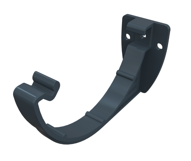 Anthracite Grey 1/2 Round Guttering-Fascia Bracket