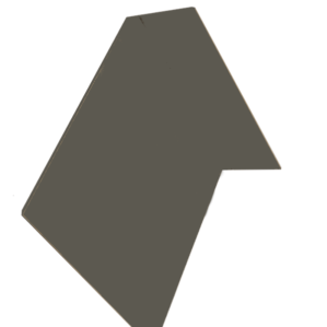 Grey Cedar-Aluminium 50mm x 150mm Reveal Corner-3m