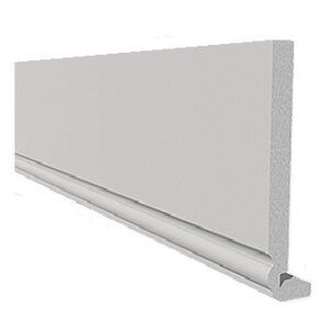 White Full Replacement Fascia Board Ogee Ended 18mm Thickness - 150mm Fascia Board