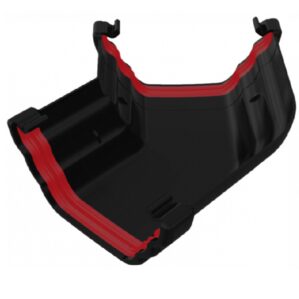 Black Ogee Guttering-Gutter 135° Angle