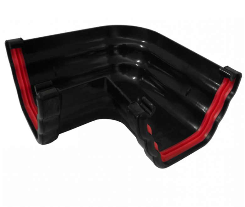 Black Ogee Guttering-Gutter 90° Angle