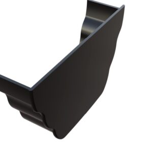 Black Ogee Guttering-Internal Stopend