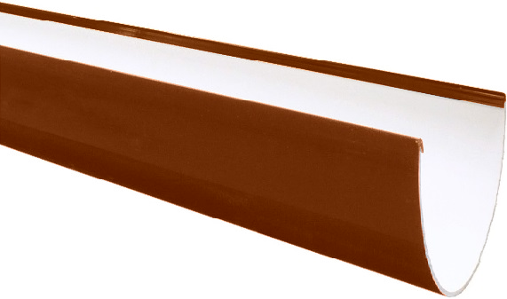 Brown Deepflow Guttering - Gutter 4m