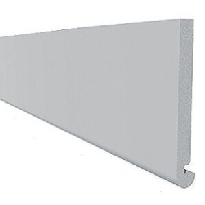 White Round Edge Full Replacement Fascia Board 18mm Thickness - 150mm Fascia Board