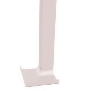 Cream Fascia Board Fascia Board Internal 90 Degree Corner 300mm Subtle Grained