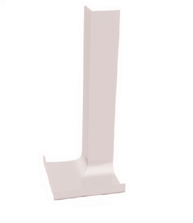 Cream Fascia Board Fascia Board Internal 90 Degree Corner 300mm Subtle Grained