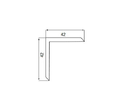 Decking Angled Edge Trim Black 2.9m - Image 2