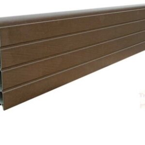 Walnut Pvc Composite Fencing Panel 1825mm x 300mm