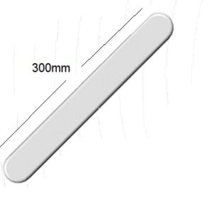 White Round Edge Full Replacement Fascia Board 18mm Thickness - Fascia End Cap