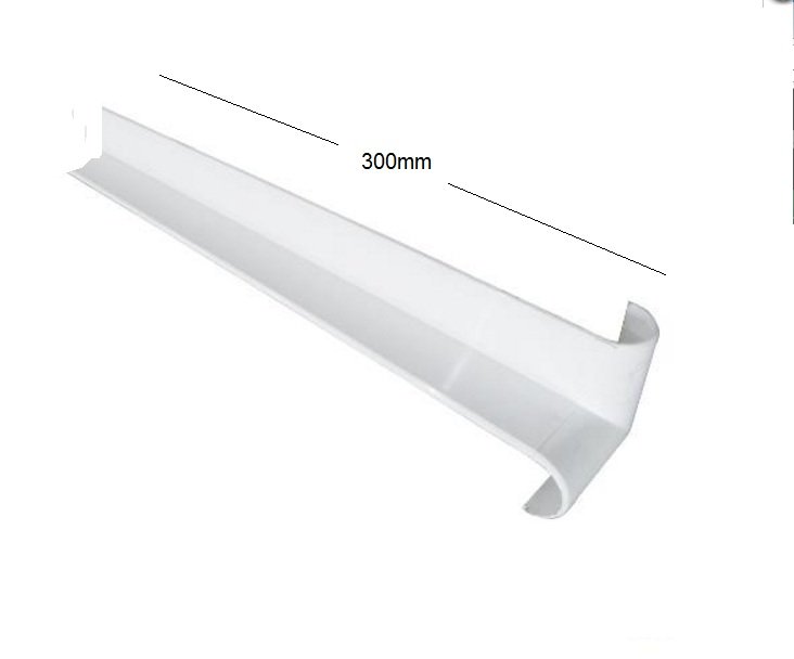 White Round Edge Full Replacement Fascia Board 18mm Thickness - 90 Degree Internal Fascia Corner