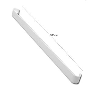 White Round Edge Full Replacement Fascia Board 18mm Thickness - Fascia Joint Double