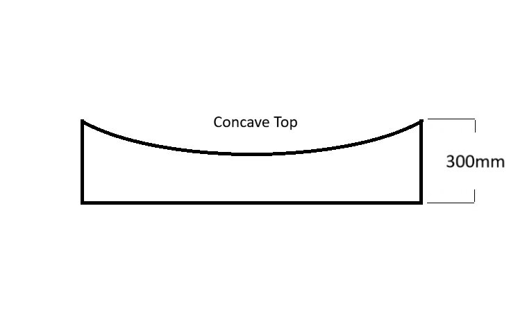 Brown Vinyl Upvc-Concave Fencing Panel 1828mm - Image 2