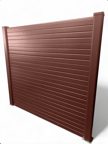 Brown Vinyl Upvc-Fencing Panel-1828mm x 300mm - Image 2