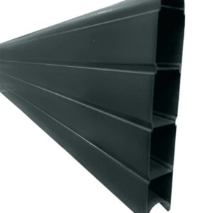 Anthracite Grey Subtle Grained Upvc-Fencing Panel-1828mm x 300mm
