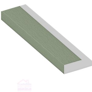 Chartwell Green Subtle Grained Finish Soffit Board-Edge Trim-5m