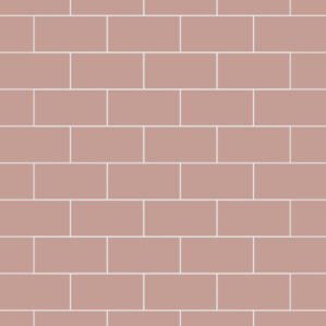 Antique Rose Metro Tile Waterproof Laminated Shower Wall Panels