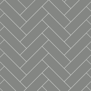Dust Grey Herringbone Tile Waterproof Laminated Shower Wall Panels
