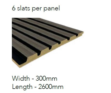 SULCADO® Premium Waterproof Wall Panel-Grey Oak-300mm x 2.6m - Image 2