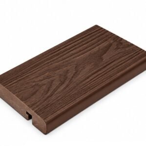 Composite Decking Bullnose End-Brown 3.6m Lengths